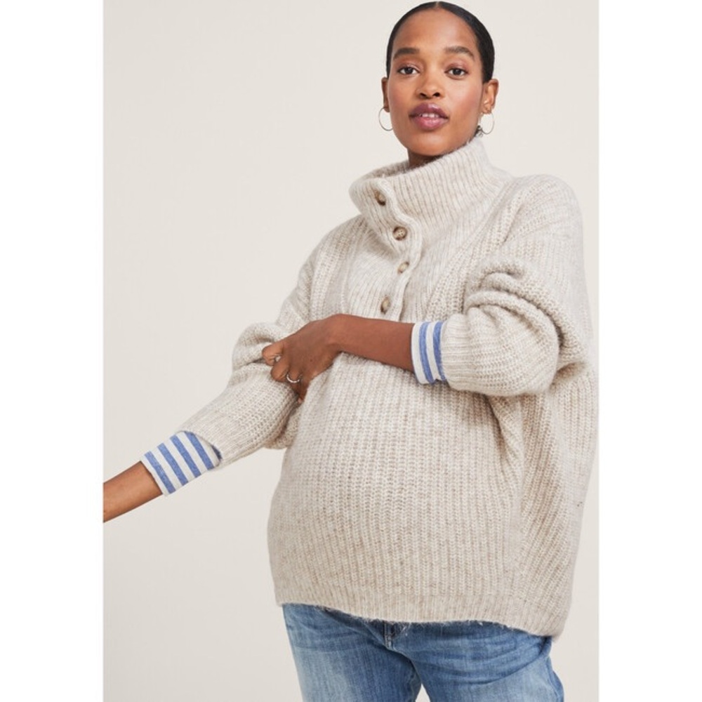 Hatch Jo Sweater Alpaca Blend Oatmeal